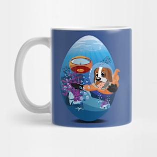 Easter Egg Aquadog Mug